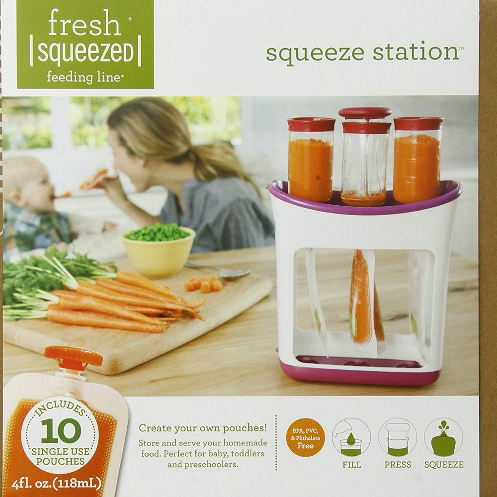 Infantino squeeze station. Never opened. Brand New In Box - EXTRA 50 POUCHES